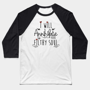 Love Annihilate Baseball T-Shirt